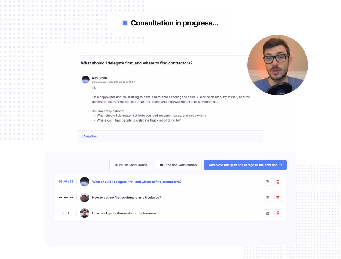 Easy ways to take questions, answer quickly and make all your replies searchable.