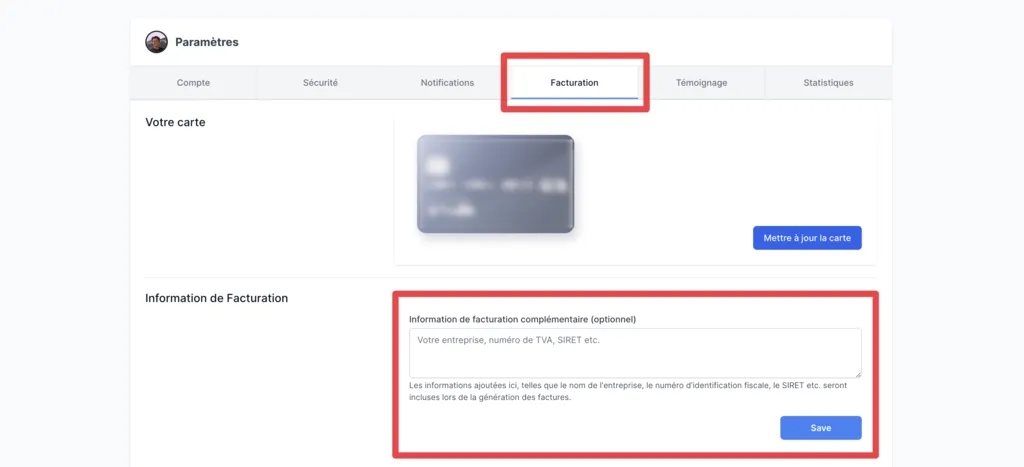 Informations complémentaires pour les membres